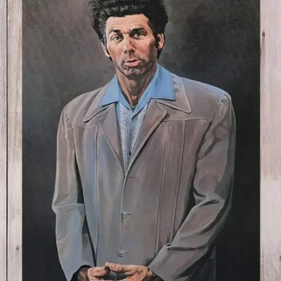 Seinfeld "The Kramer" Painting 8x12" Metal Sign A man-child crying out for love! - Picture 4 of 7